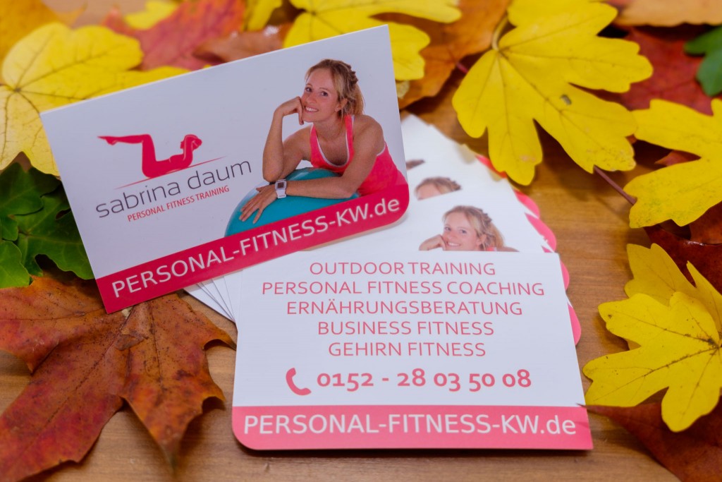 Visitenkarten Sabrina Daum Personal Fitness KW Visitenkarten Sabrina Daum Personal Fitness KW